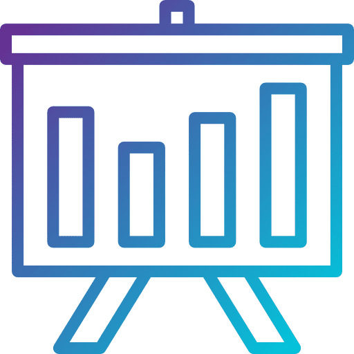 Dashboard interface business stats icon