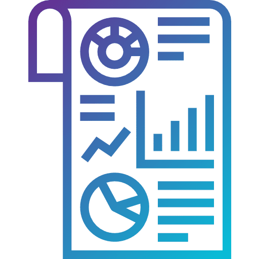 Dashboard statistics infographic analytics icon