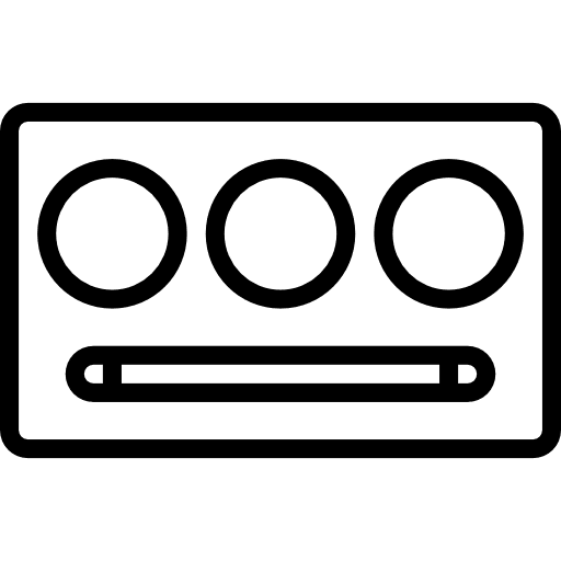 Eyeshadow make up women grooming icon Eyeshadow make up women grooming icon