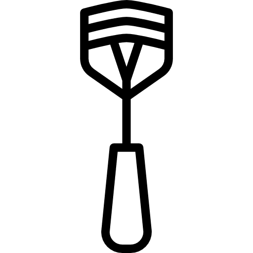 Curler tools and utensils eyelashes curler women icon Curler tools and utensils eyelashes curler women icon