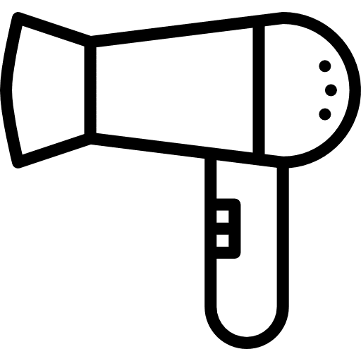 Hair dryer electronics dryer hairdressing icon Hair dryer electronics dryer hairdressing icon