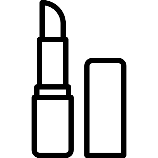 Lipstick grooming beauty salon cosmetic icon Lipstick grooming beauty salon cosmetic icon