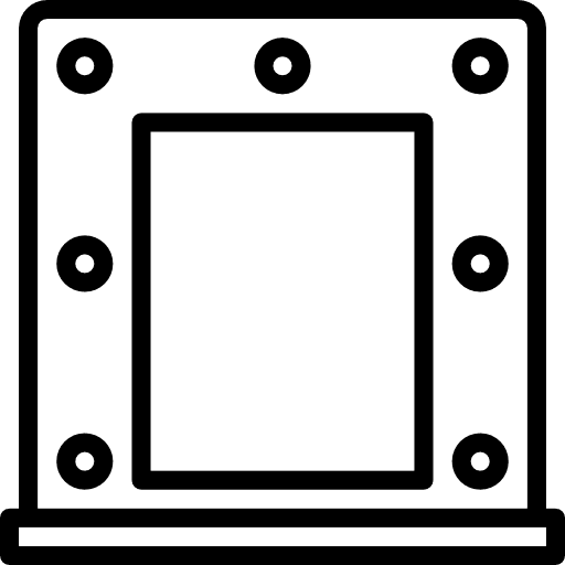 Mirror make up miscellaneous mirror icon Mirror make up miscellaneous mirror icon