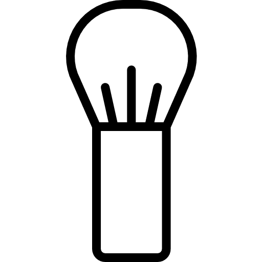 Brush beauty make up women icon Brush beauty make up women icon