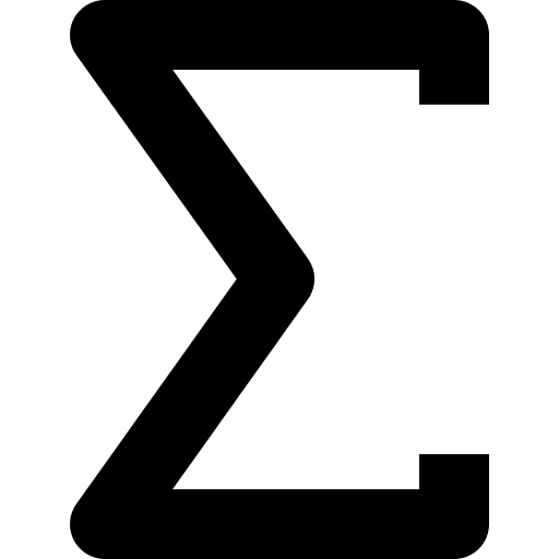 Symbol sigma greek edit tools icon