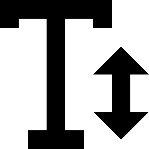 Font text format size font icon