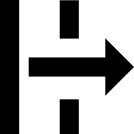 Indent lines option symbol icon