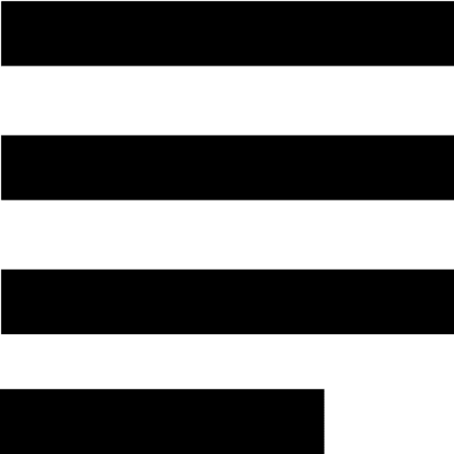 Align justify edit tools text alignment icon