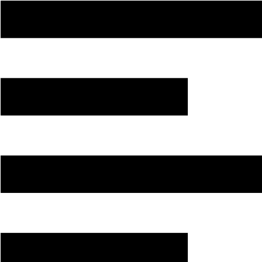 Align left alignment text signs icon