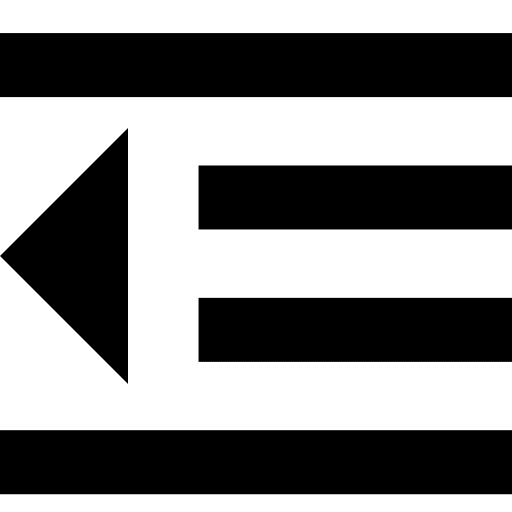 Indent indent left indent interface icon