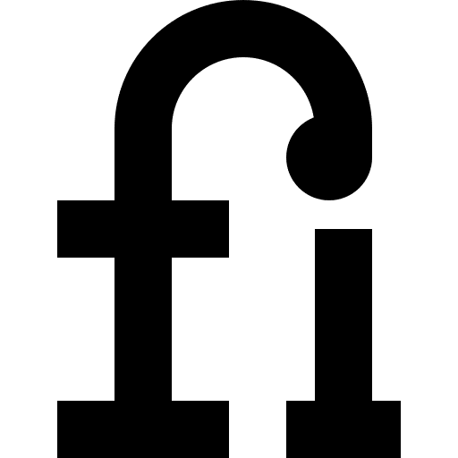 Ligature option style font icon