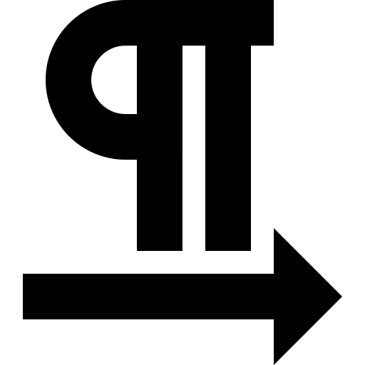 Paragraph text formatting symbol text format icon