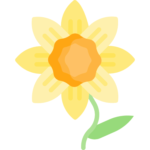 Flower botanical blossom spring icon