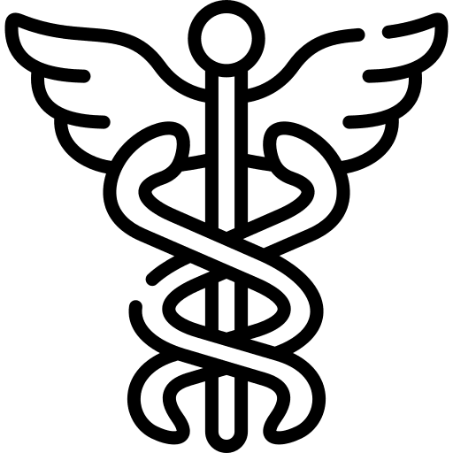 Caduceus symbol medical symbol nurse icon