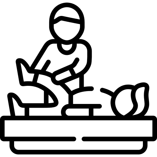 Physical therapy healthcare and medical physical activity wellness icon