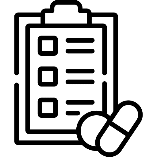 Drug medicine pharmacy recipe icon Drug medicine pharmacy recipe icon