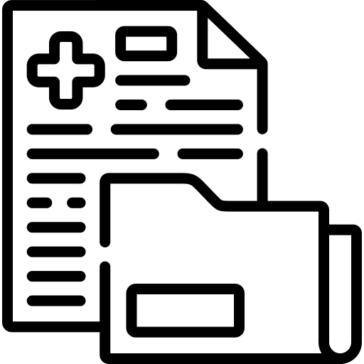 File folder record files and folders icon File folder record files and folders icon