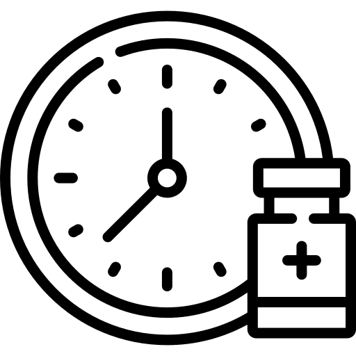 Medicine healthcare and medical pills time and date icon Medicine healthcare and medical pills time and date icon