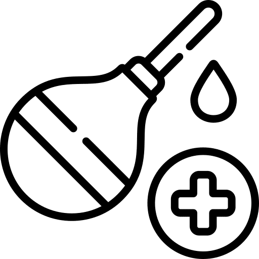 Pear enema experiment hospital medicine icon Pear enema experiment hospital medicine icon