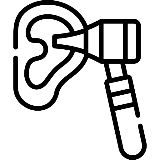 Thermometer ear healthcare and medical temperature icon Thermometer ear healthcare and medical temperature icon