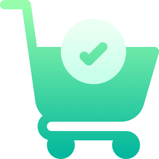Shopping cart online shopping checkout purchase order icon