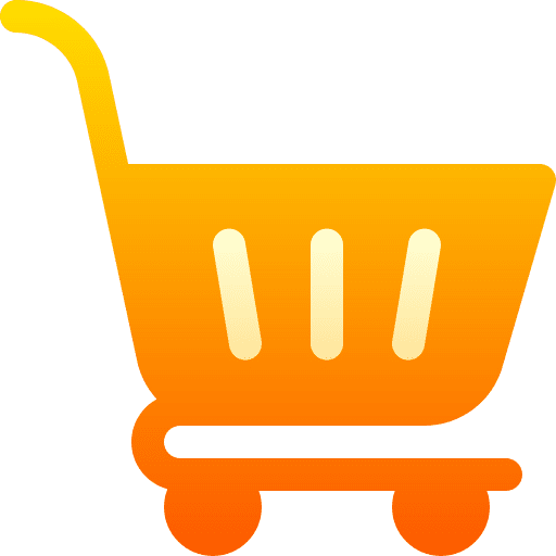 Shopping cart supermarket commerce and shopping mobile store icon