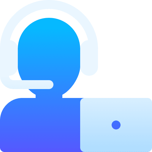 Customer service communications avatar technical support icon Customer service communications avatar technical support icon
