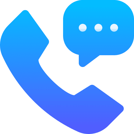 Phone call customer support speech bubble phone call icon