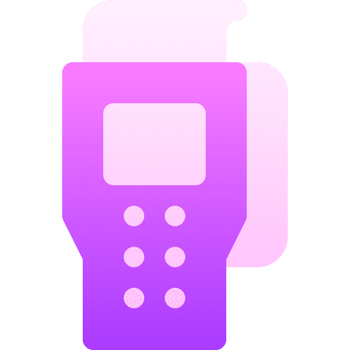 Point of service pos terminal credit card card reader icon Point of service pos terminal credit card card reader icon