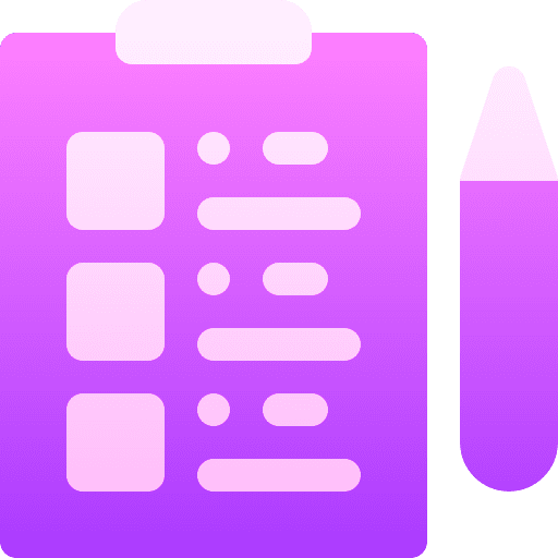 Shopping list items inscription file icon