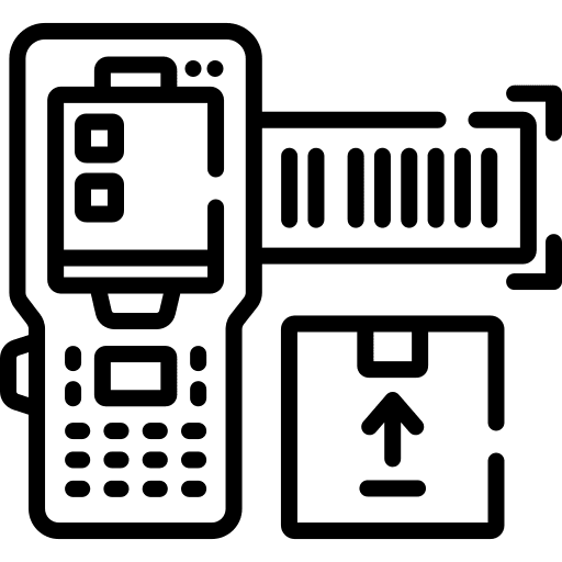 Barcode scanner supermarket reader commerce and shopping icon