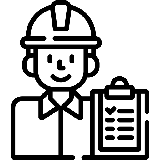 Supplier professions and jobs production worker icon