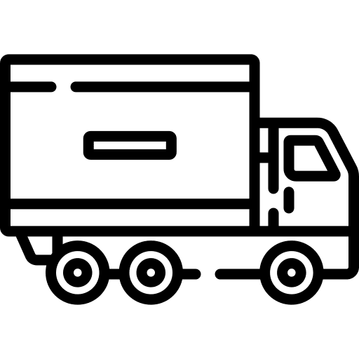 Delivery van mover truck cargo truck delivery truck icon