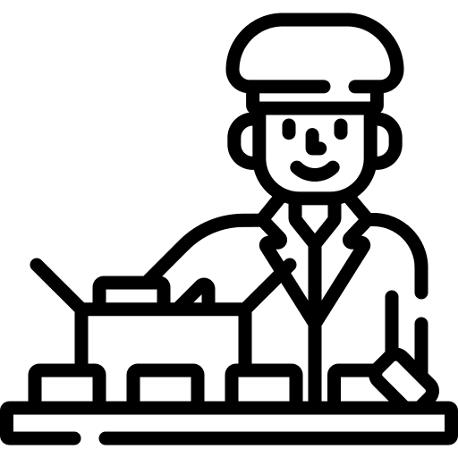 Packing inventory package logistics icon