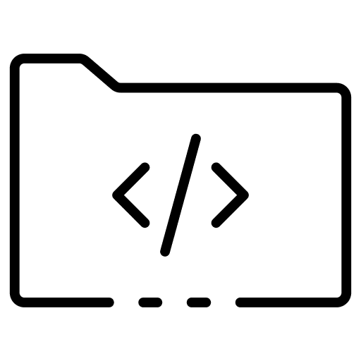 Folder files and folder files and folders web programming icon