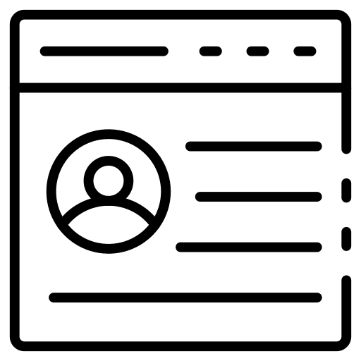 Browser browser web contact icon