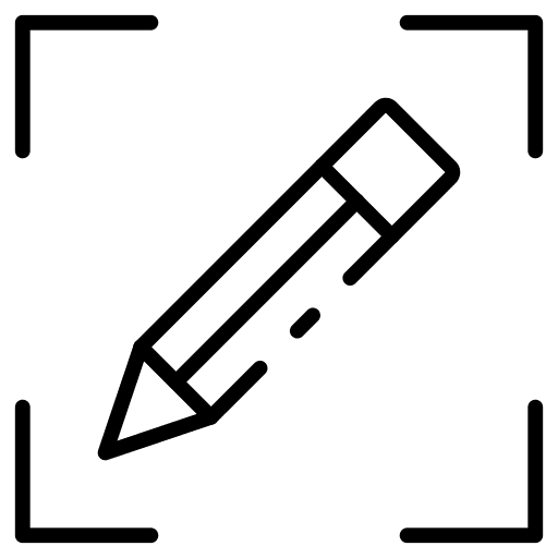 Edit targeting pencil aim icon