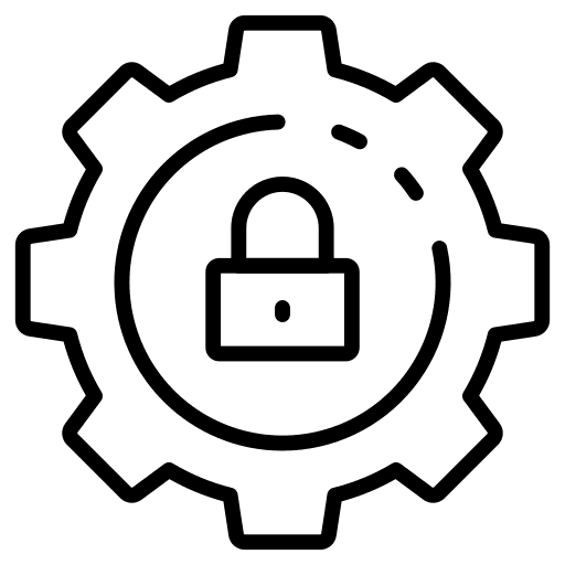 Setting security setting padlock icon