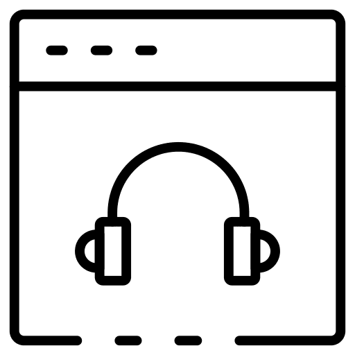 Headphone headphone earphone seo and web icon