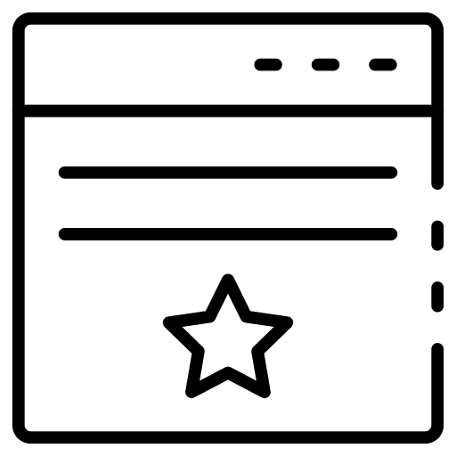 Rating browser rating web icon