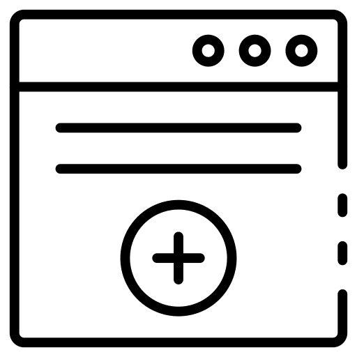 Web browser new window seo and web website icon