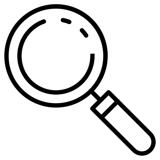 Magnifying glass search magnifying glass zoom icon