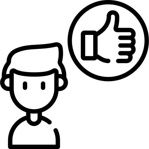 Like marketing thumb up customer icon Like marketing thumb up customer icon