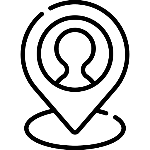 Location maps and location map point placeholder icon