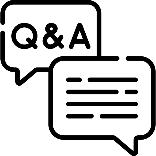 Q&a question doubt conversation icon