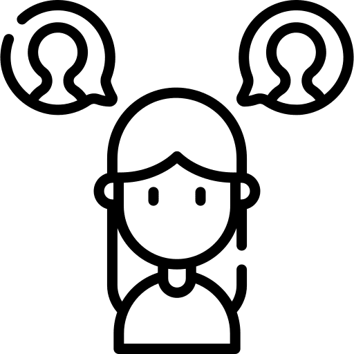 Discussion brown hair caucasian user icon Discussion brown hair caucasian user icon