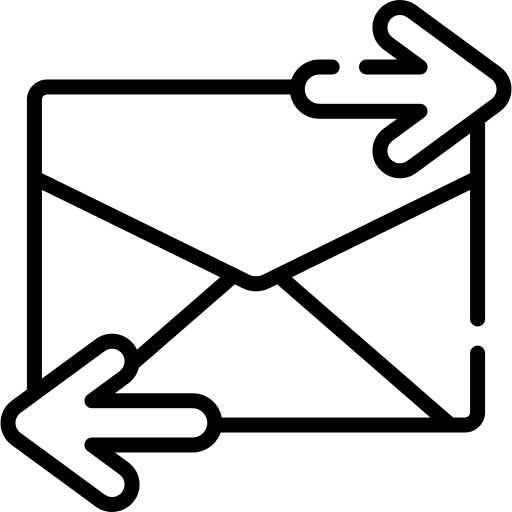 Mail envelope send email icon Mail envelope send email icon