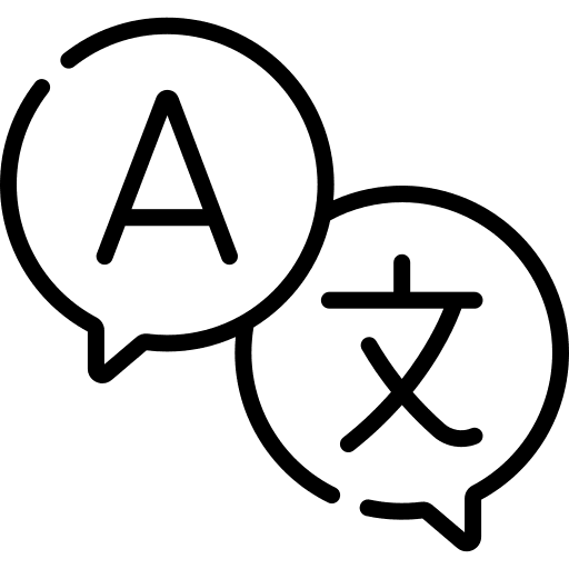 Translate dialogue conversation speech bubble icon Translate dialogue conversation speech bubble icon