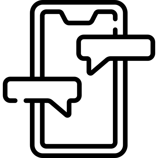 Chat electronics conversation speech bubble icon Chat electronics conversation speech bubble icon