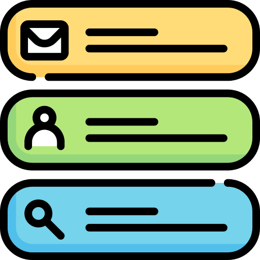 Button user ui search icon